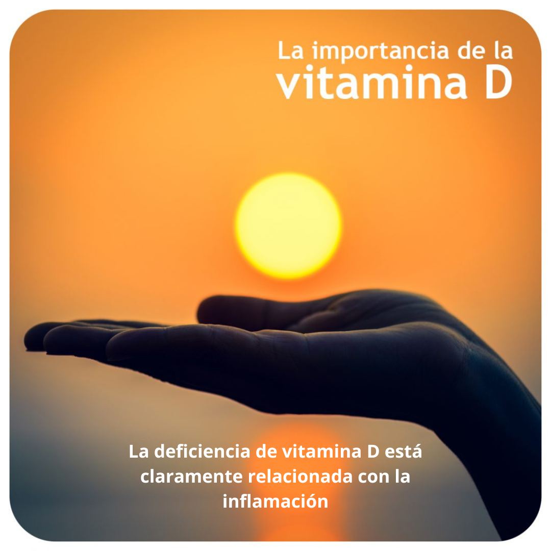 Menos Vitamina D3 es igual a más Inflamación
