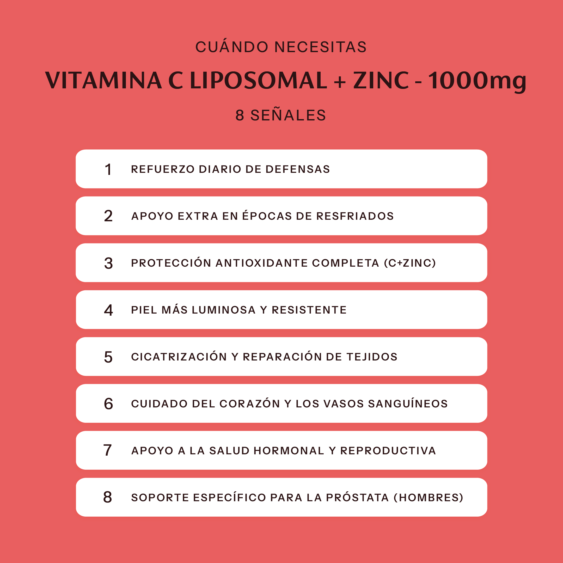 Vitamina C Liposomal + Zinc – 1000mg