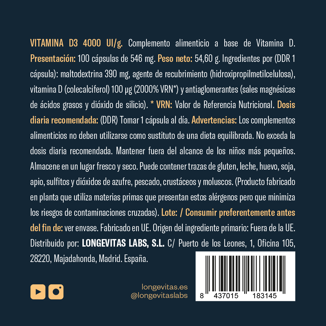 Vitamina D3 4000 u.i.
