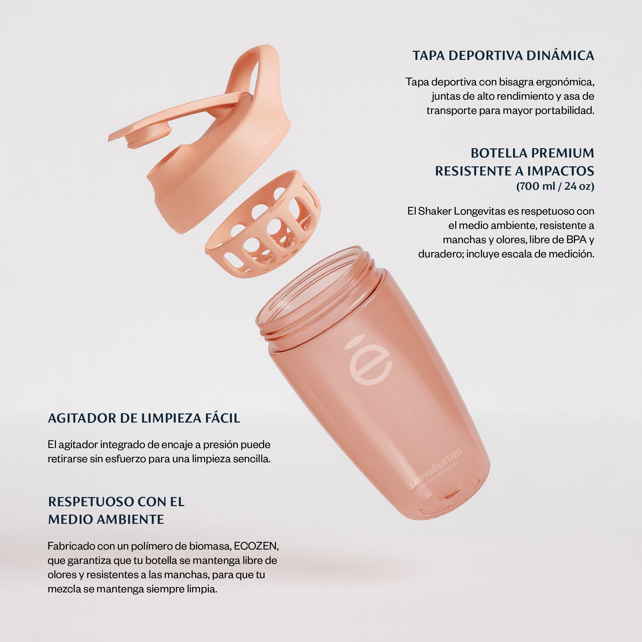 Shaker Longévitas Edición Coral