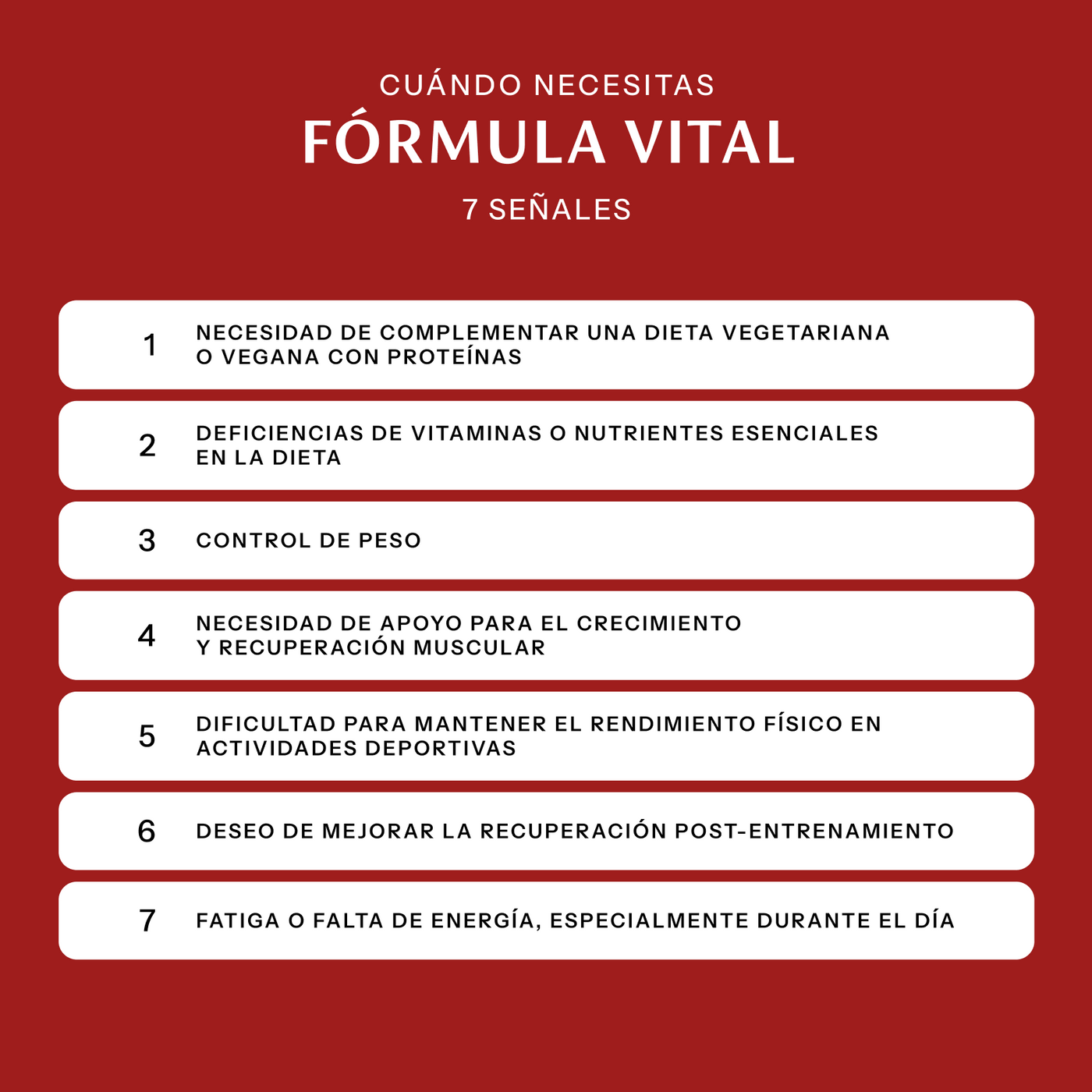 Fórmula Vital- Proteína Vegetal